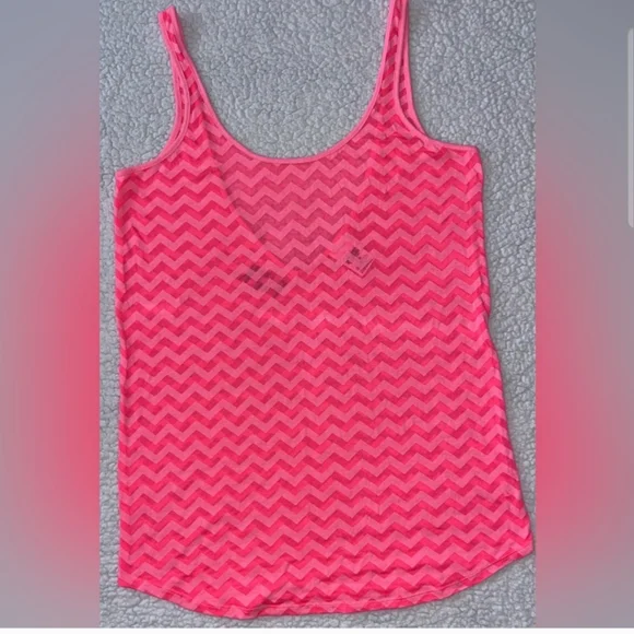 Pink Victoria's Secret Vintage Neon top or Cover-up - Picture 2 of 5